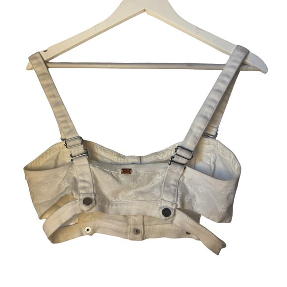 For Love & Lemons EUC Daisy Eyelet Buckle Bustier - Picture 11 of 12